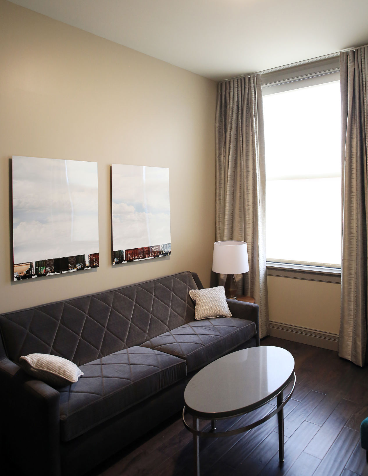 The Current Iowa hotel room